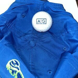 Titleist Prov1x lightly used AIG Insurance golf ball